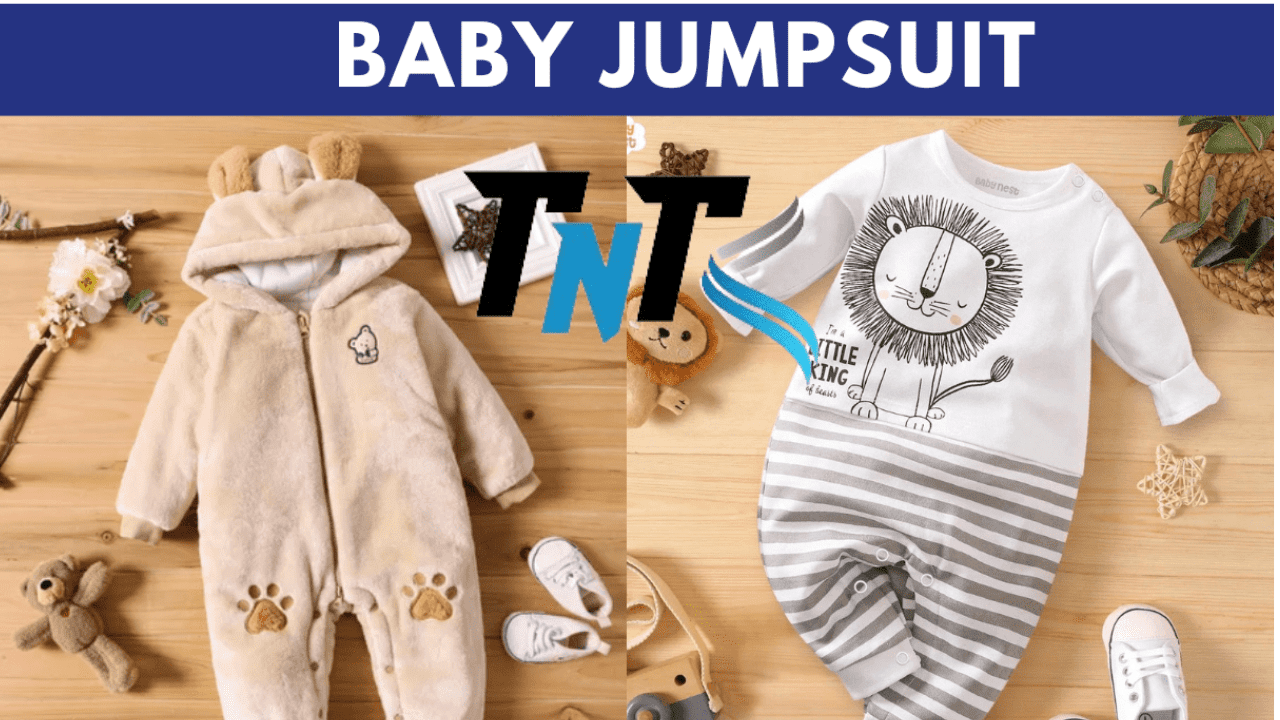 Thesparkshop product bear design long sleeve baby jumpsuit